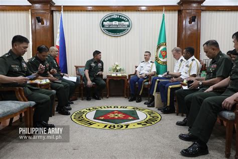 CGPA welcomes visit of JUSMAG Chief, US Army Attaché.